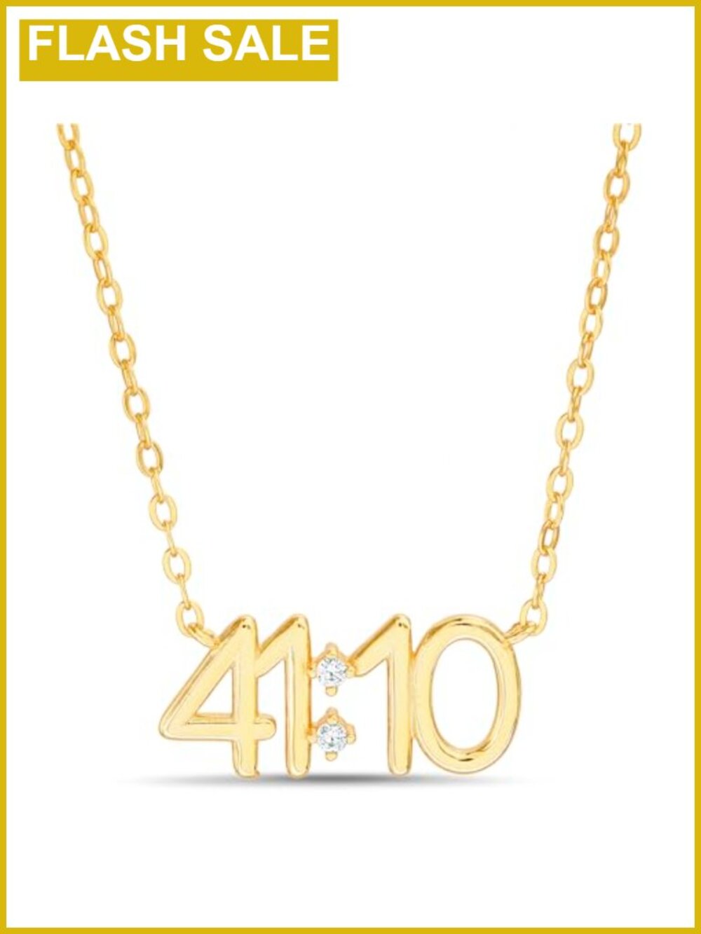 Scripture Necklace 14K Yellow Gold Plated 925 Sterling Silver Pendant
